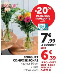 U Express Bouquet compose jonas offre