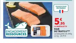 U Express U Pavé de truite offre