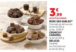 U Express Rose de sables offre