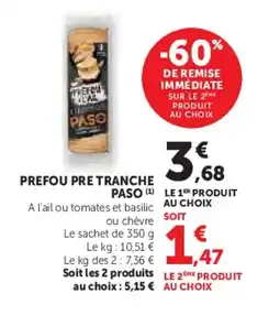 U Express PASO Prefou pre tranche offre