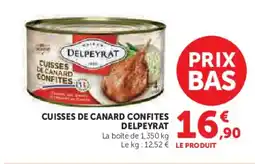 U Express DELPEYRAT Cuisses de canard confites offre