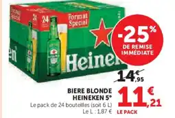 U Express HEINEKEN Biere blonde offre