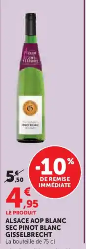 U Express GISSELBRECHT Alsace aop blanc sec pinot blanc offre