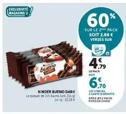 U Express KINDER BUENO Dark offre