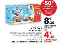U Express MONT BLANC Recle ole offre