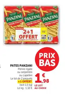 U Express PANZANI Pates offre