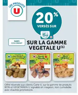 U Express U Sur la gamme vegetale offre