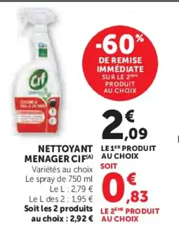 U Express Nettoyant menager offre