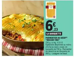 E.Leclerc MAISON TINO Parmentier de bœuf offre