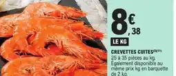 E.Leclerc Crevettes cuites offre