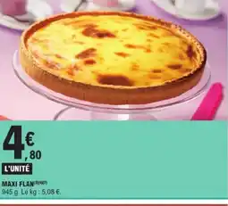 E.Leclerc Maxi flan offre