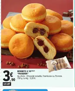 E.Leclerc PASQUIER Beignets x 10 offre