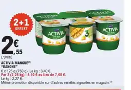 E.Leclerc DANONE Activia mangue offre
