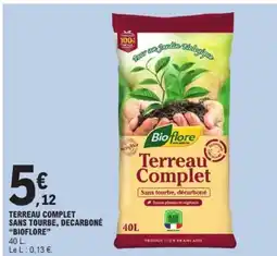E.Leclerc BIOFLORE Terreau complet sans tourbe, decarboné offre