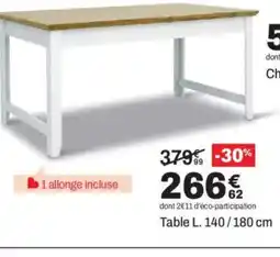 BUT Table offre