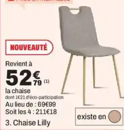 BUT Chaise Lilly offre