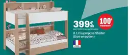 BUT Lit superposé Shelter (tiroir en option) offre