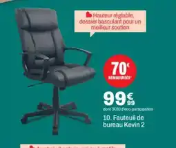 BUT Fauteuil de bureau Kevin 2 offre