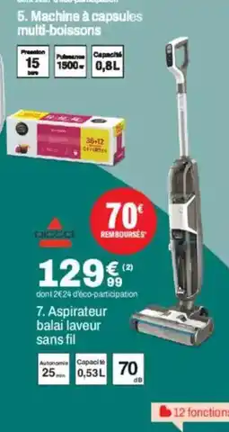 BUT Aspirateur balai laveur sans fil offre