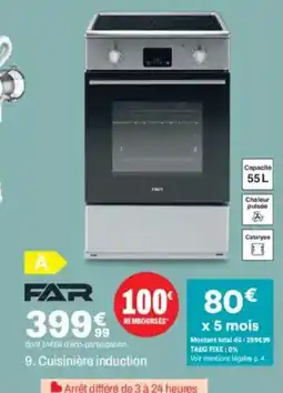 BUT FAR Cuisinière induction offre