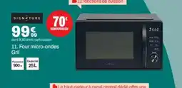 BUT SIGNATURE Four micro-ondes Gril offre