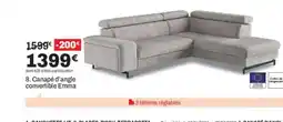 BUT Canapé d'angle convertible Emma offre
