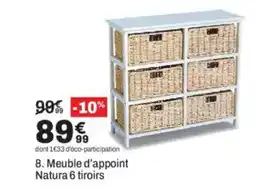 BUT Meuble d'appoint Natura 6 tiroirs offre