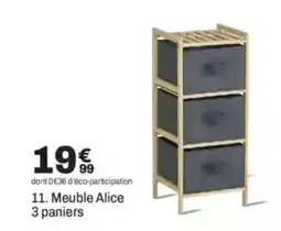 BUT Meuble Alice 3 paniers offre