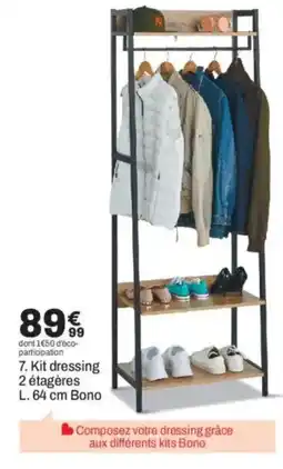 BUT Kit dressing 2 étagères offre