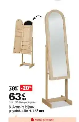 BUT Armoire bijoux psyché Julie offre