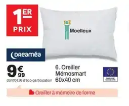 BUT DREAMÉA Oreiller Mémosmart offre