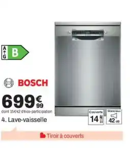 BUT BOSCH Lave-vaisselle offre
