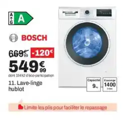 BUT BOSCH Lave-linge hublot offre