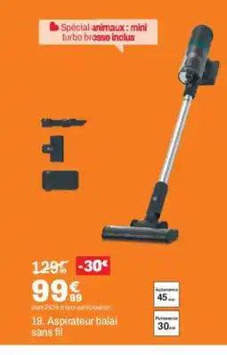 BUT Aspirateur balai sans fil offre