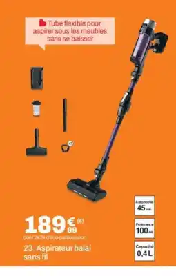 BUT Aspirateur balai sans fil offre