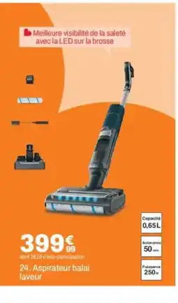 BUT Aspirateur balai laveur offre