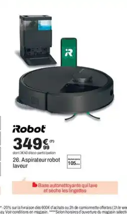 BUT ROBOT Aspirateur robot laveur offre