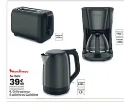 BUT MOULINEX Grille-pain ou Bouilloire ou Cafetière offre