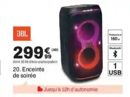 BUT JBL Enceinte de soirée offre