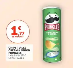 Utile PRINGLES Chips tuiles cream & onion offre