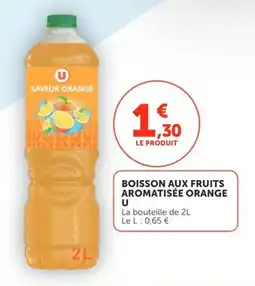 Utile U Boisson aux fruits aromatisée orange offre