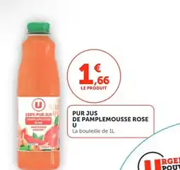 Utile U Pur jus de pamplemousse rose offre