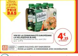 Utile Vin de la communauté européenne la villageoise blanc offre