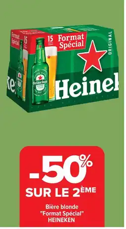 Carrefour HEINEKEN Bière blonde Format Spécial offre