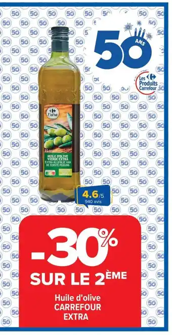Carrefour CARREFOUR EXTRA Huile d'olive offre