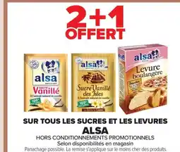 Carrefour ALSA Sur tous les sucres et les levures offre