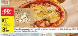 Carrefour Pizza 4 fromages offre