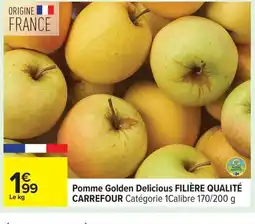 Carrefour FILIÈRE QUALITÉ CARREFOUR Golden Delicious offre