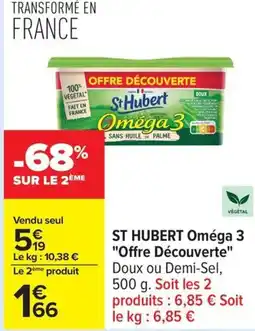 Carrefour ST HUBERT Oméga 3 Offre Découverte offre