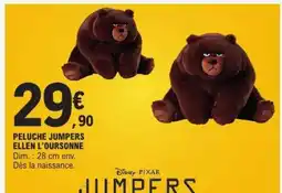 E.Leclerc PELUCHE JUMPERS ELLEN L'OURSONNE offre